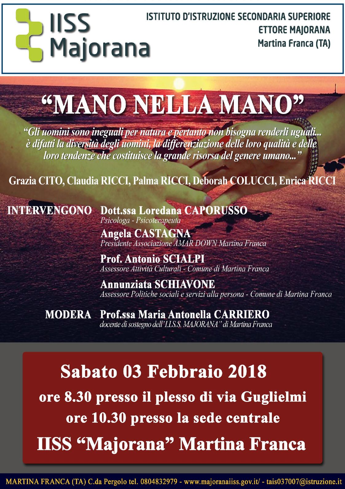 Locandina Mano nella mano